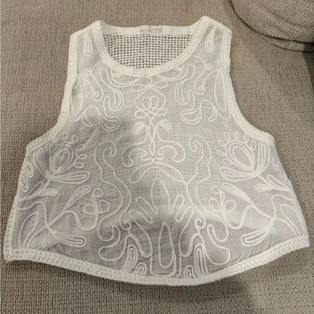 Zara Embroidered Tank - Picture 2 of 3